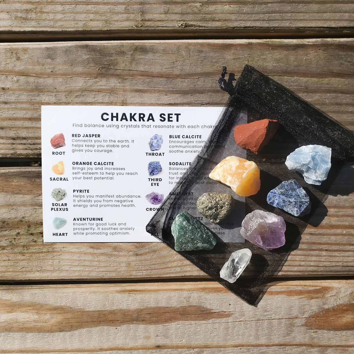 Healing Crystals Set 7 Chakra – Aida Shoreditch