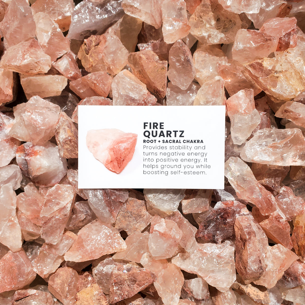 Raw Fire Quartz