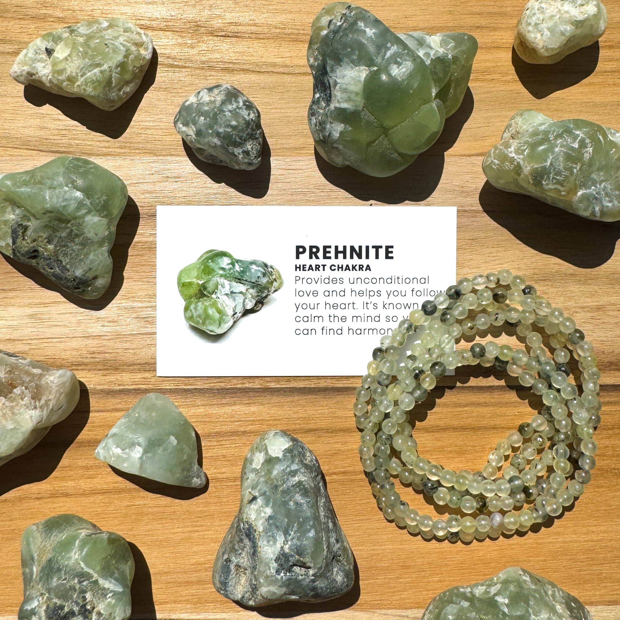 Prehnite Bracelet