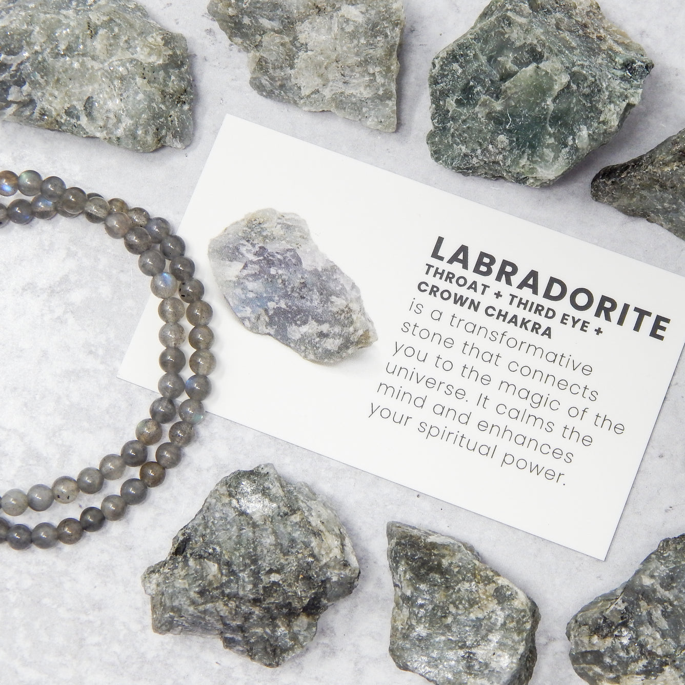 Bracelet Labradorite - Régénération/Douceur
