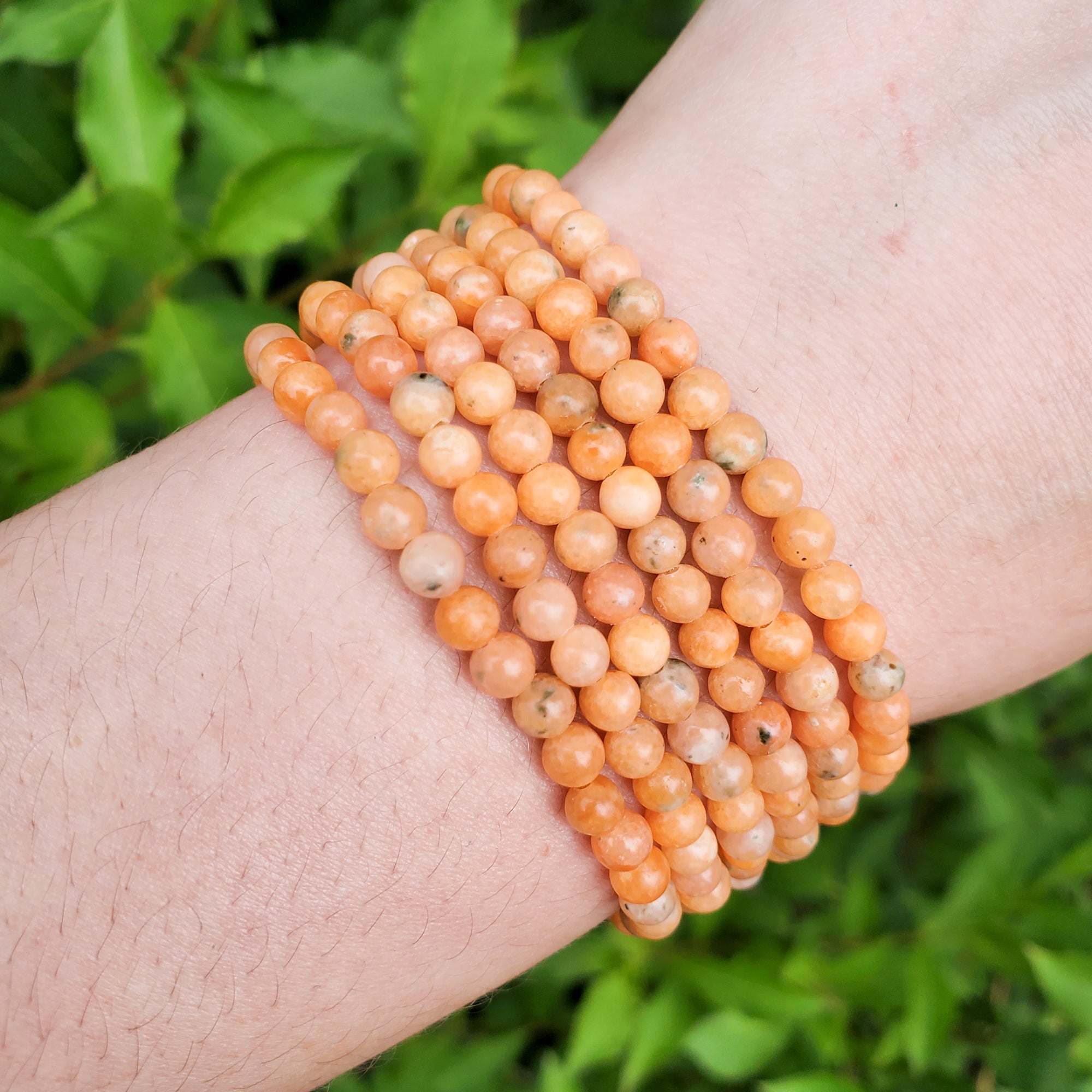 Orange Calcite Bracelet