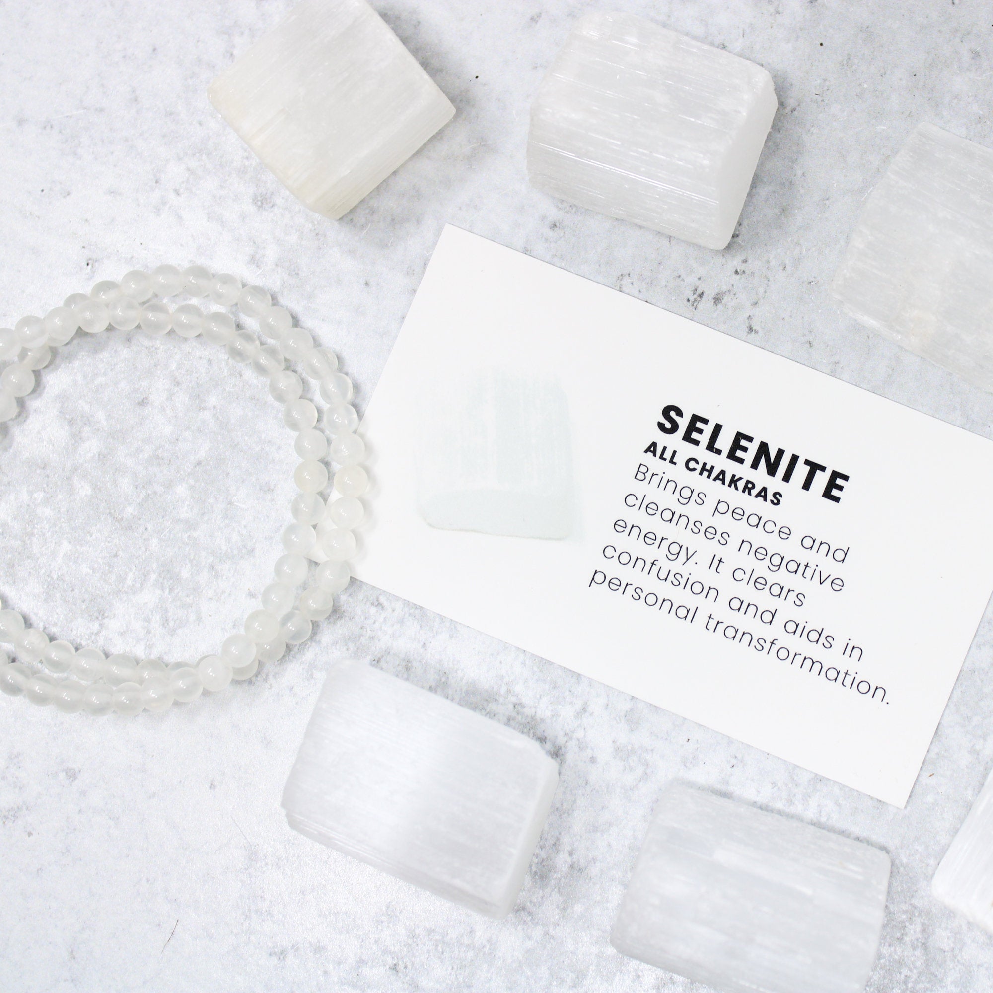 Selenite Bracelet