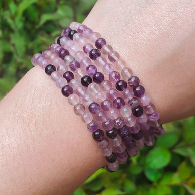 Purple Fluorite Bracelet