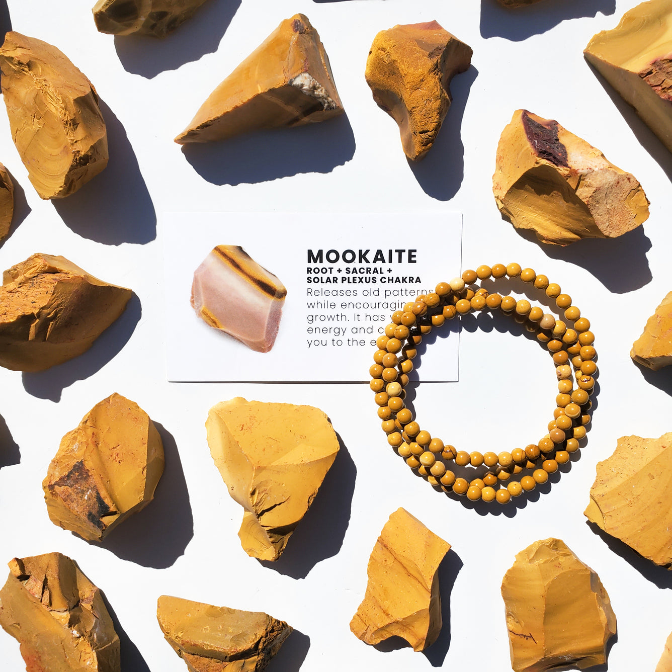 Yellow Mookaite Bracelet