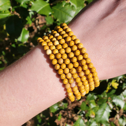 Yellow Mookaite Bracelet