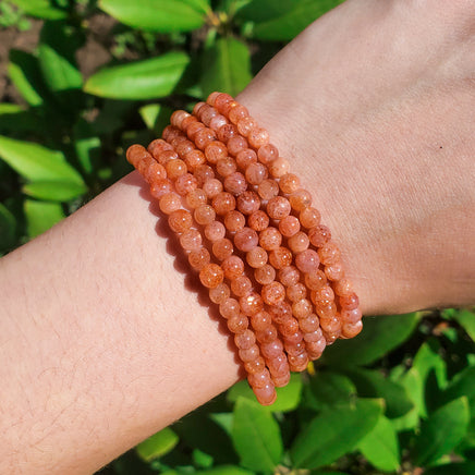 Orange Sunstone Bracelet