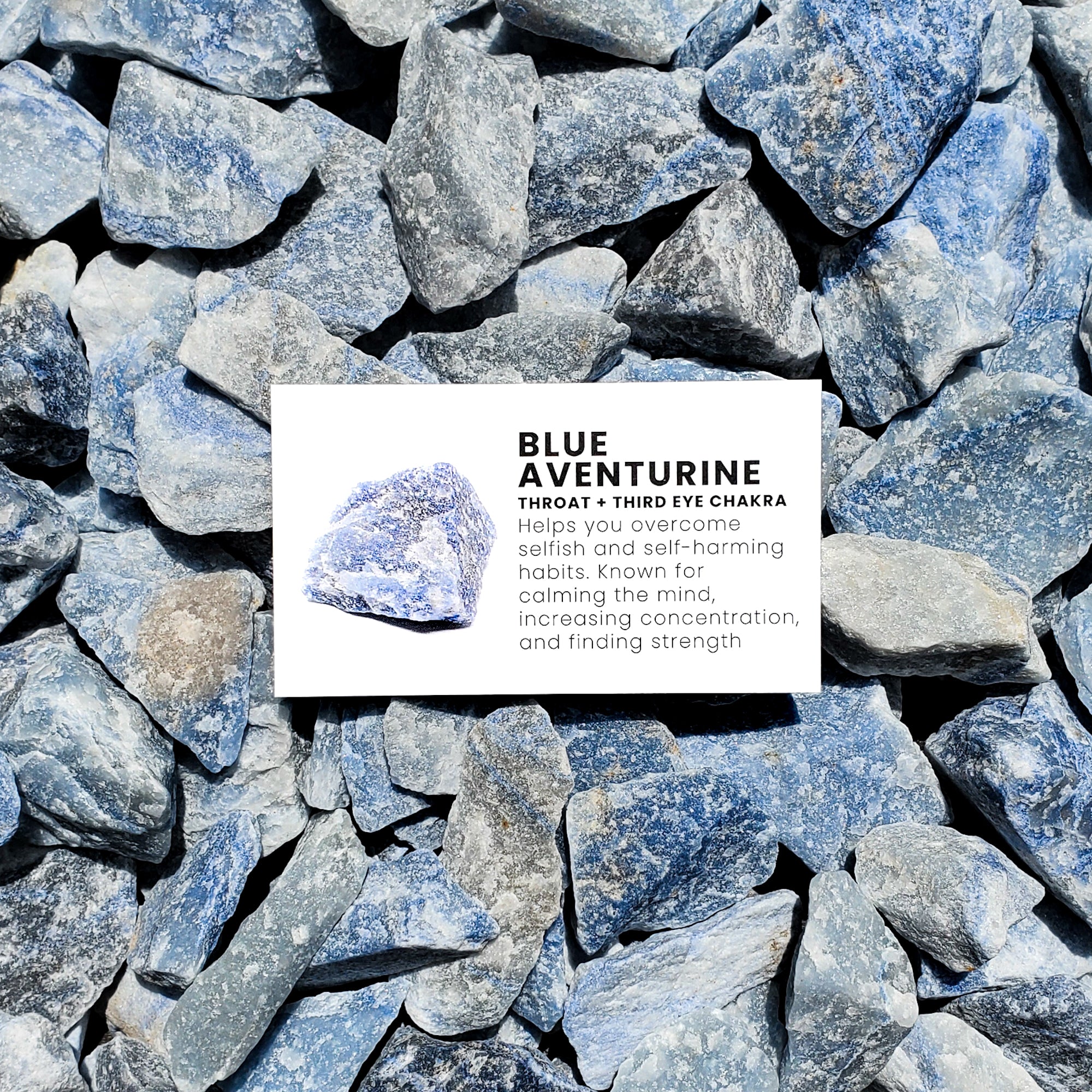 Raw Blue Aventurine