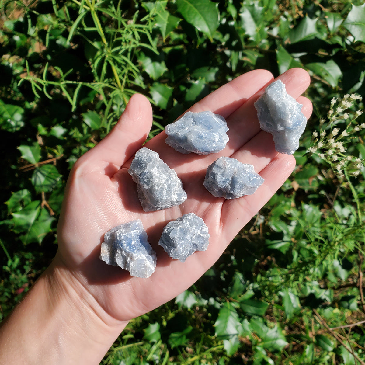 Raw Blue Calcite